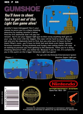 Gumshoe (USA, Europe) box cover back